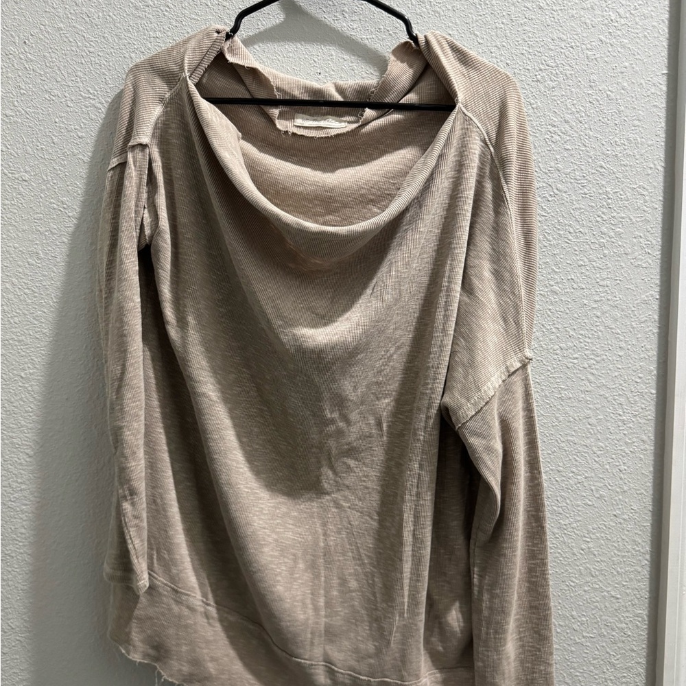 Free People Women's Beige Sweater